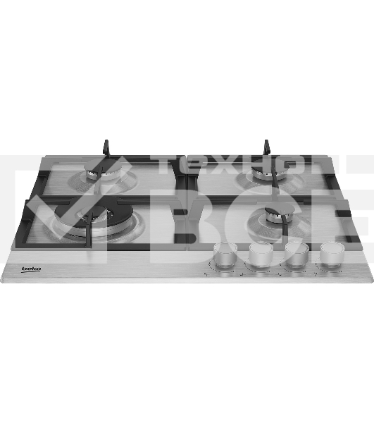Газовая варочная панель Beko BHGM6422K5WX нержавеющая сталь