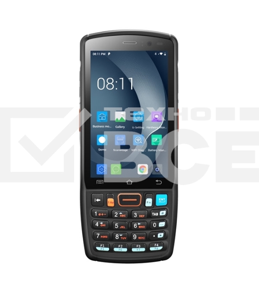 Терминал сбора данных UROVO DT40S (DT40S-12Q2USR4G27EU) 2D Imager Standard Range Urovo SE2030W, 3Gb/32Gb, Android 12.x, USB, Bluetooth, WiFi, NFС, GSM, 4G LTE, GPS, SIM-карта, 3G LTE, 4.0 