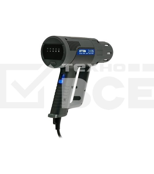 Ручной цифровой термофен Atten ST-2308 230В, 2100 Вт, 50-650℃, светодиодное меню