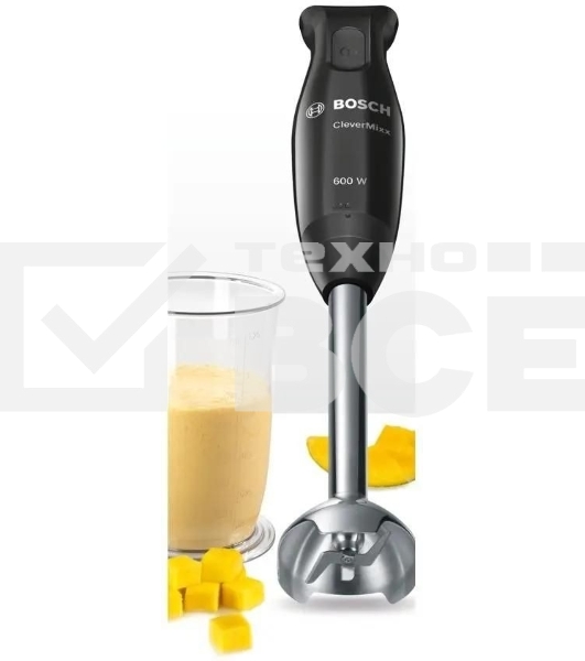 Блендер Bosch MSM2610B, погружной, черный
