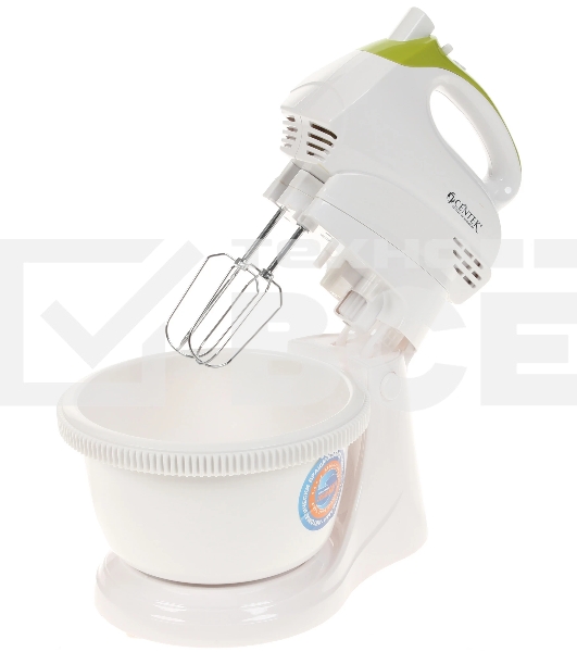 Миксер стационарный Centek CT-1119 белый/зеленый, 350 Вт