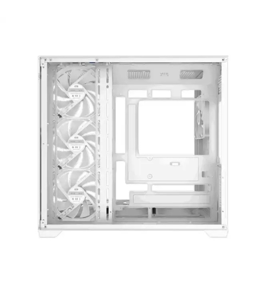 Корпус без блока питания PCCooler C3T700 ARGB WH, Midi-Tower, TG, 4x120мм ARGB, 1xUSB-A 3.0 + 1xUSB-A 2.0 + 1xUSB-C, ATX, mATX, mITX белый