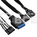 Компьютерный корпус Miditower ExeGate AA-440U-AA500 (ATX, AA500 8 см, 2*USB+1*USB 3.0, аудио, черный), фото3