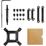 Кулер для процессора DEEPCOOL AK620 G2 DIGITAL NYX LGA1851/1700/1200/115X/AM5/AM4 (8шт/кор, TDP 260W, PWM, DUAL Fan 120мм, 6 тепл. трубок, Copper Base, черный) RET (R-AK620G2-BKNNMN-GJD-1), фото3