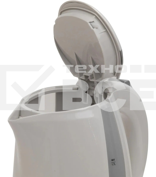 Чайник электрический Oasis K-2PW 1.7 л, 2200 Вт, белый корпус: пластик