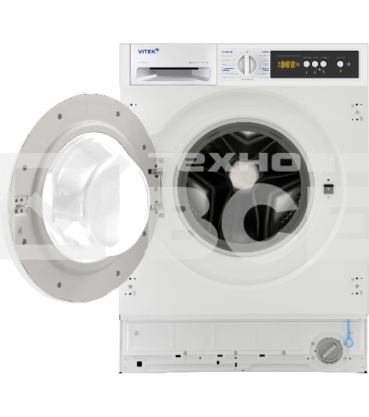 Встраиваемая стиральная машина Vitek VT-WMA701 класс:A+++ загрузка до 7кг отжим:1200об/мин белый