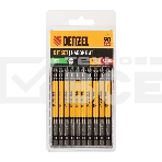Набор бит Denzel PZ2х90, сталь S2, круглый профиль, 10 шт., фото 1