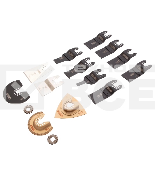 Набор насадок для МФИ Denzel универсальный, 15 шт.