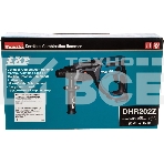 Перфоратор Makita DHR202Z аккумуляторный SDS+ DHR202Z 18В,Li-ion,3реж,1.9Дж,0-4000у\м,3.5кг,чем,подсв,б\акк и з\у,совмест с 4А·ч Li-ion, фото2