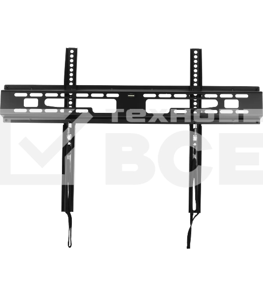 Кронштейн для телевизора Kromax FLAT-1 черный, 32'-90' макс. 65 кг, настенный, фиксированный