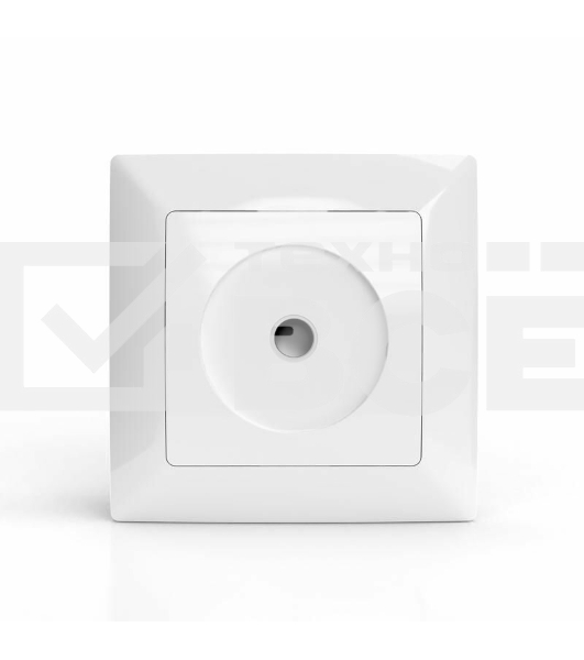 Розетка TV TOKOV ELECTRIC СП AVA в сборе белый