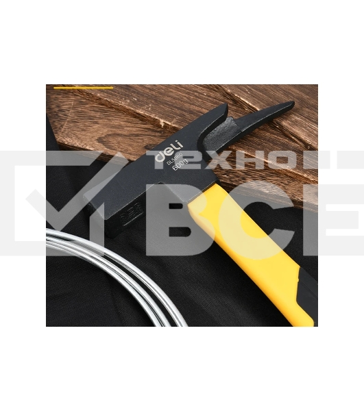 Молоток кровельщика Deli DL5060 600 гр, магнит, противоскользящий боек, фиберглассовая рукоять