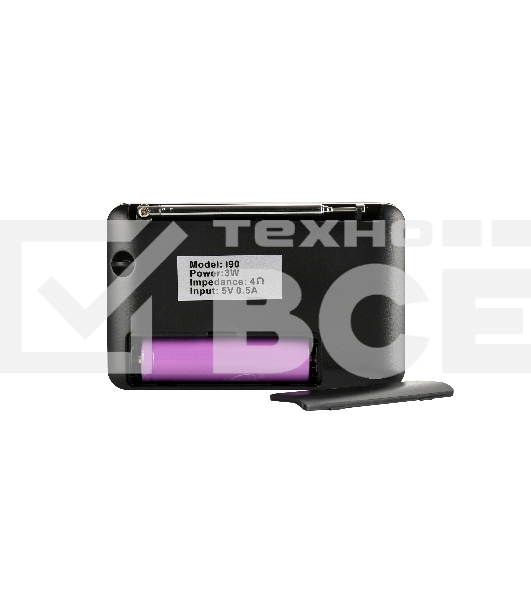 Радиоприемник PERFEO (PF_D0566) PALM, черный