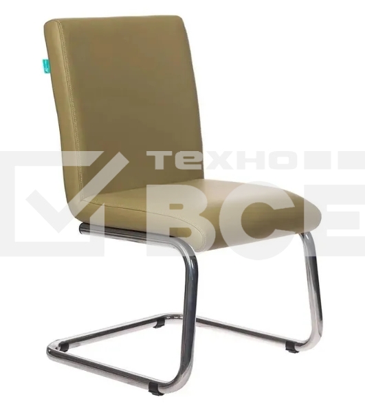 Кресло офисное Бюрократ CH-250-V зеленый искусственная кожа полозья