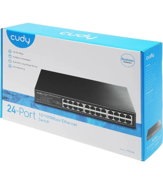 Коммутатор Cudy FS1024, 24×100 Мбит/с