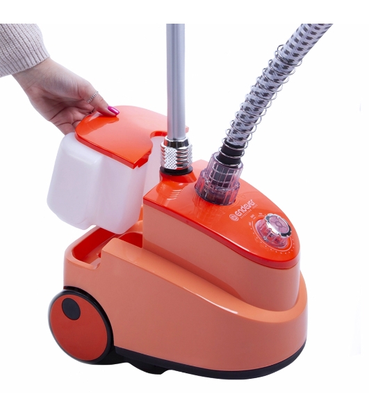 Отпариватель Endever Odyssey Q-107 оранжевый, 2000 Вт, 45 г/мин, 1700 мл