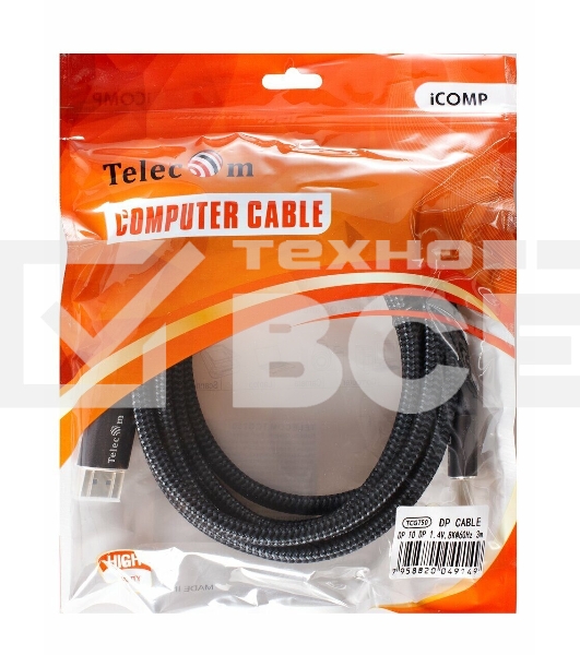 Кабель соединительный DP-DP 1.4V 8K@60Hz  3м, Telecom Pro <TCG750-3M>
