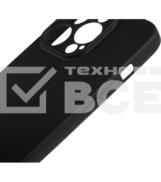 Чехол (клип-кейс) BoraSCO для Apple iPhone 15 Pro черный