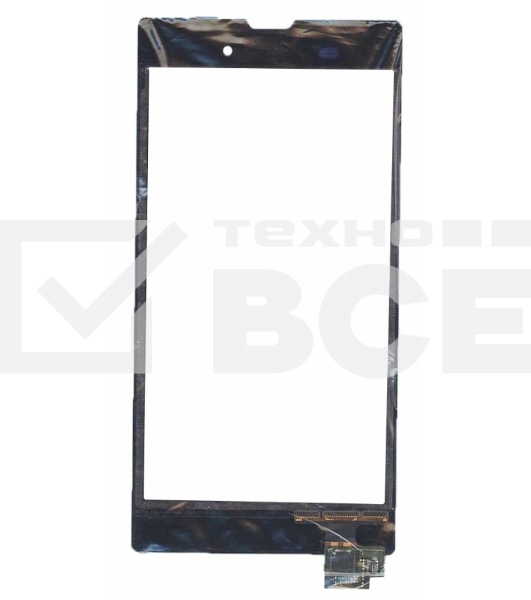 Сенсорное стекло (тачскрин) для Sony Xperia T3, черное