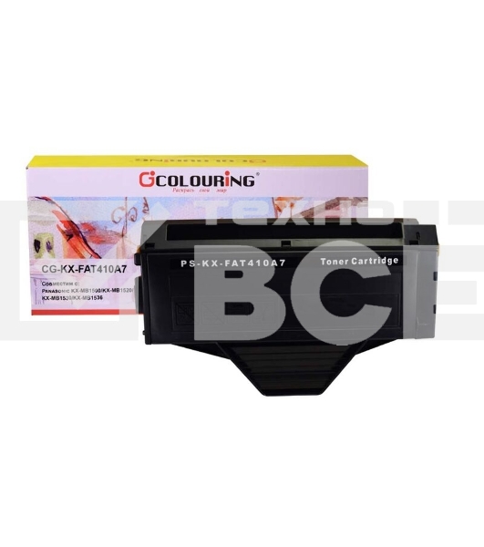 Картридж Colouring CG-KX-FAT410A7 черный (2500 копий) для принтеров Panasonic KX-MB1500/KX-MB1520/KX-MB1530/KX-MB1536