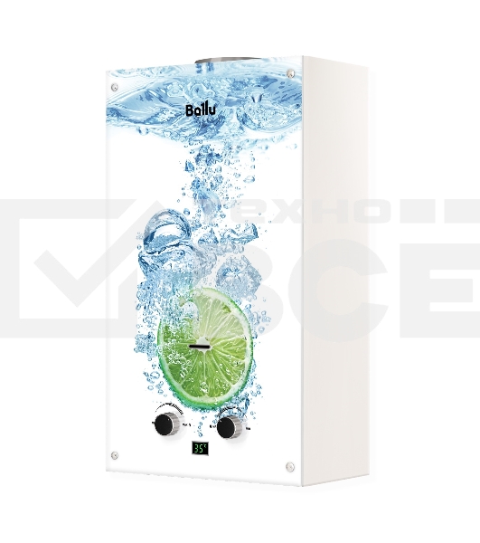 Колонка газовая Ballu GWH 10 Fiery Glass Lime
