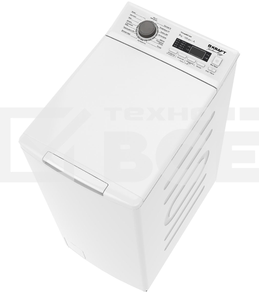 Стиральная машина Kraft Technology TCH-UMD8304W белый, загрузка вертикальная 8 кг, 1200 об/мин., класс: А