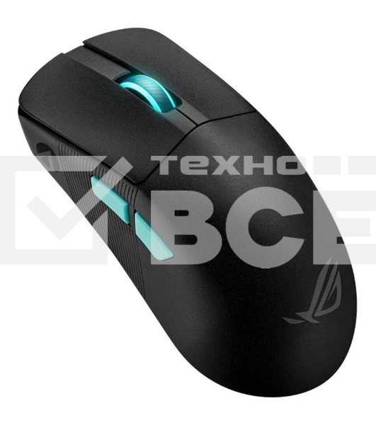 Мышь беспроводная/проводная ASUS ROG Harpe Ace Aim Lab Edition черный, 36000 dpi, радиоканал, Bluetooth, USB, кнопки - 5