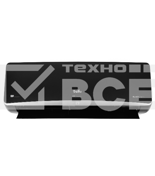 Блок внутренний сплит-системы Ballu BSPI/in-10HN8/BL/EU инвертор, 10000 BTU, 27 м², 21 дБ, охлаждение, обогрев, осушение, черный