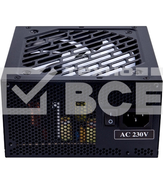 Блок питания 1STPLAYER FK 500W, 500Вт, 120мм, черный