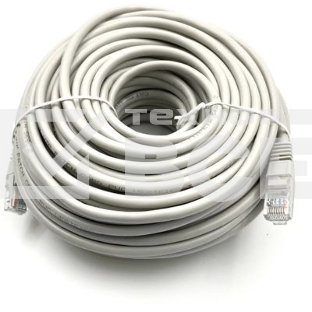Патч-корд Buro UTP-5E-30M-G-LSZH серый UTP cat.5E RJ-45 (m)-RJ-45 (m) 30м