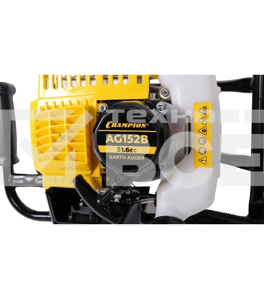 Мотобур CHAMPION AG152B {1,46кВт 51,6см? 9,2кг без шнека}