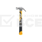 Молоток-гвоздодер Deli DL5001 250 гр Фибергласовая рукоять., фото 1