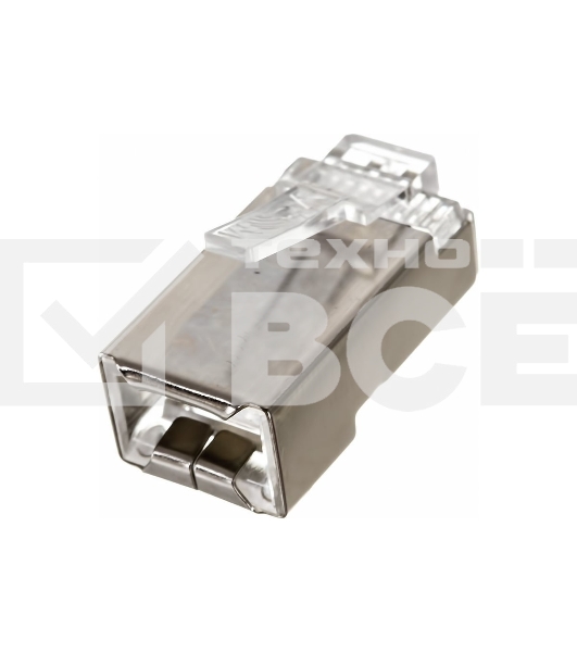 Коннектор VCOM RJ45 8P8C для FTP кабеля 5 кат. экранированные, 20шт,