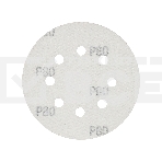 Круг шлифовальный PATRIOT на липучке, 125мм, Р80, 8 отверстий, 5 шт, фото2