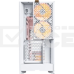 Компьютерный корпус Montech HS02 PRO белый без БП ATX 4x140мм 2xUSB 3.0 audio bott PSU, фото2