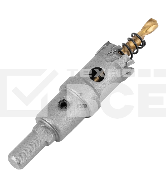 Коронка по металлу Denzel твердосплавная, 21 мм