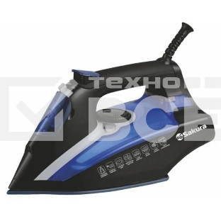 Утюг Sakura SA-3061CBL черный/синий