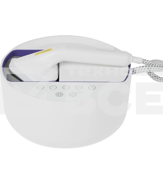 Отпариватель Kitfort КТ-9110-1 белый/фиолетовый, 2180 Вт, 45 г/мин, 600 мл