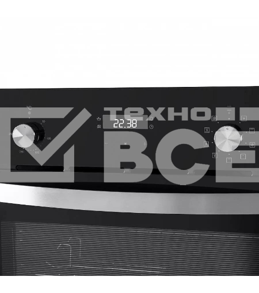 Духовой шкаф электрический Maunfeld EOEM.589B черный/серебристый, встраиваемый