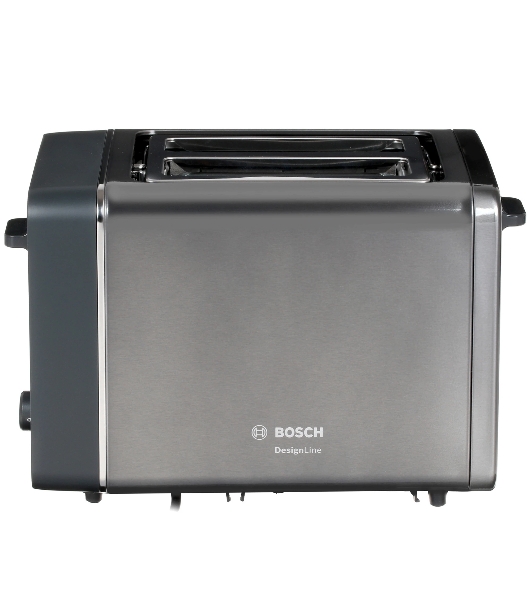 Тостер Bosch TAT5P425 нержавеющая сталь, 970 Вт, 2 слота