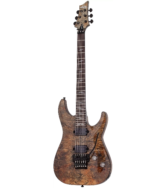 Электрогитара SCHECTER OMEN ELITE-6 FR CHAR - электрогитара 6-струнная, Charcoal (CHAR) - древесный