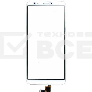 Сенсорное стекло (тачскрин) для Huawei Honor 7C pro, белое