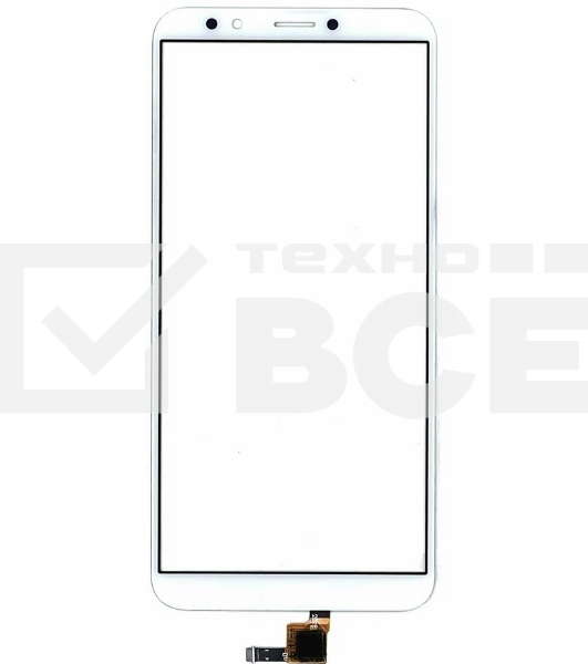 Сенсорное стекло (тачскрин) для Huawei Honor 7C pro, белое