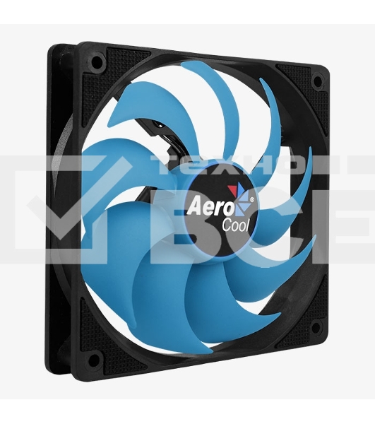 Вентилятор для корпуса AeroCool/Formula Motion 12 Plus черный, 120 мм, 1200 об/мин, 22.1 дБ, 3 pin