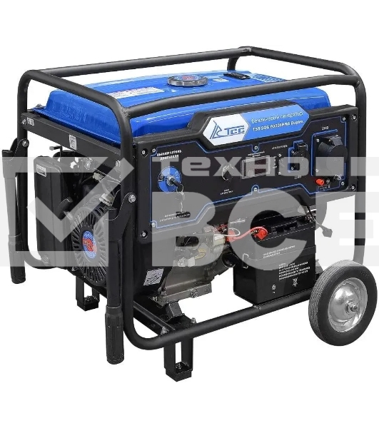 Электрогенератор бензиновый ТСС SGG 6000EHNA Duplex, 6.5 кВт, 74 дБ, 85 кг