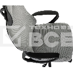 Кресло руководителя Бюрократ Wise серый, сетка/ткань, с подголов. крестов. пластик, фото22