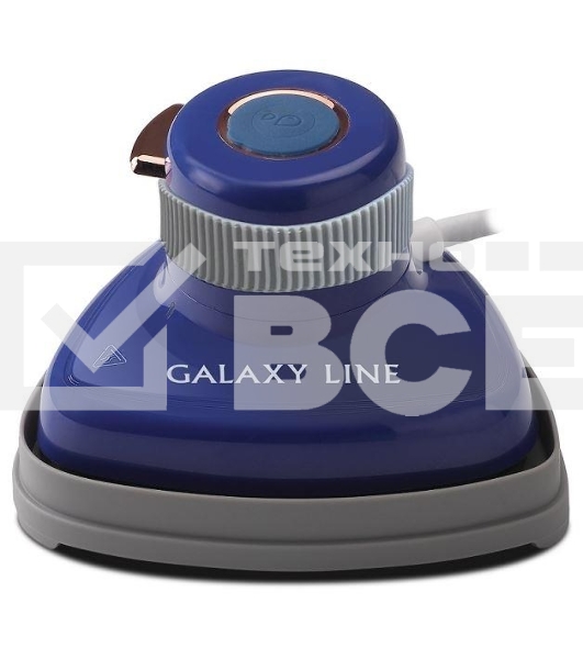 Отпариватель Galaxy Line GL 6286, синий, ручной, 900 Вт, контейнер для воды 50 мл