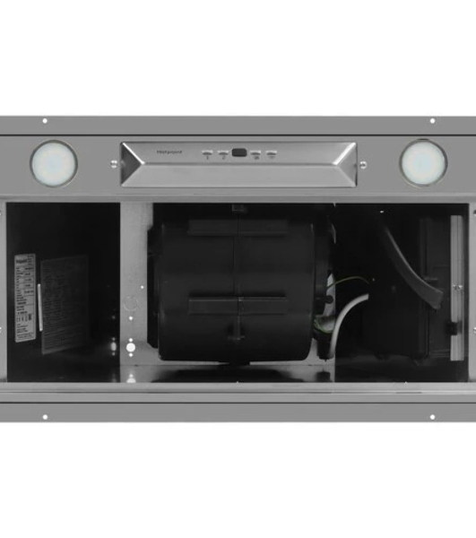 Встраиваемая вытяжка Hotpoint HPAE 52FLB X, управление сенсорное, Серебристый