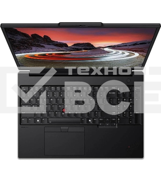 Ноутбук Lenovo ThinkPad P16s G3 черный Core Ultra 7 155H 32Gb SSD1Tb NVIDIA RTX 500 4Gb 16