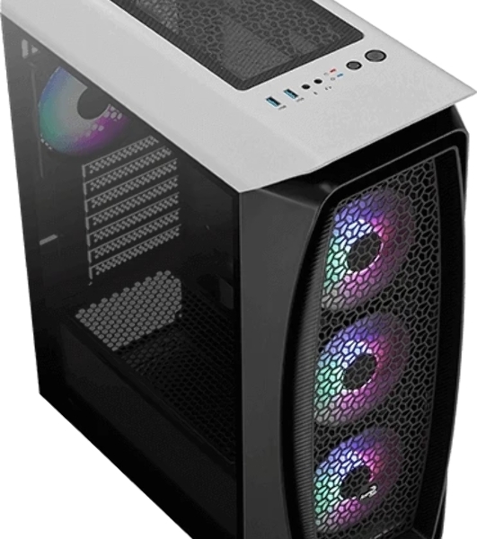 Компьютерный корпус Aerocool/Formula Aero One Frost-G-WT-v1 белый без БП ATX 4x120мм 2x140мм 2xUSB 3.0 audio bott PSU